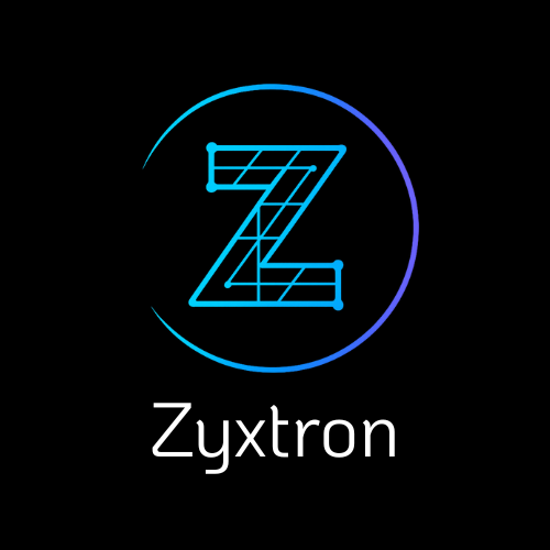 Zyxtron Logo Black Background